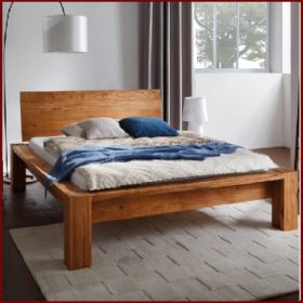 giường gỗ sồi mỹ KT521