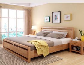 Giường gỗ Sồi Mỹ KT507