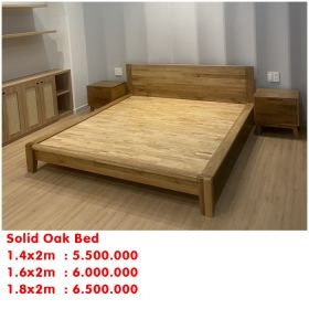 Giường gỗ Sồi KT007