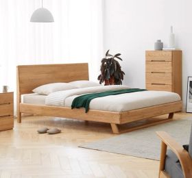 Giường gỗ sồi mỹ KT629