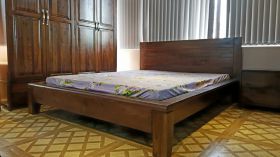 Giường Nhật gỗ sồi mỹ KT525